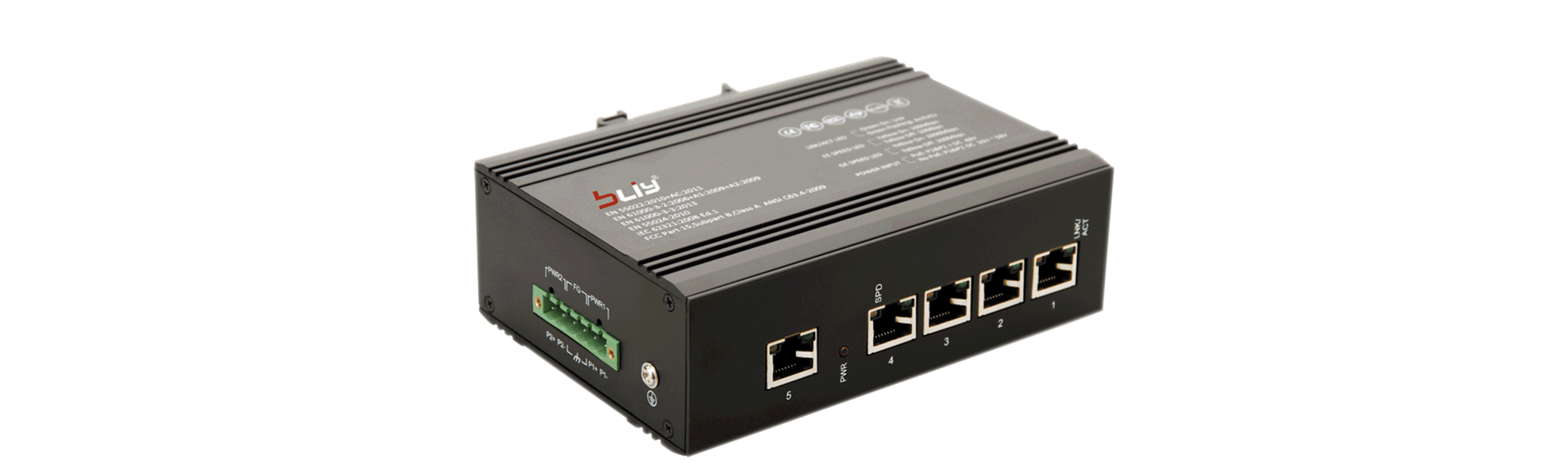 10/100M  5 Ethernet ports Industrial Switch 