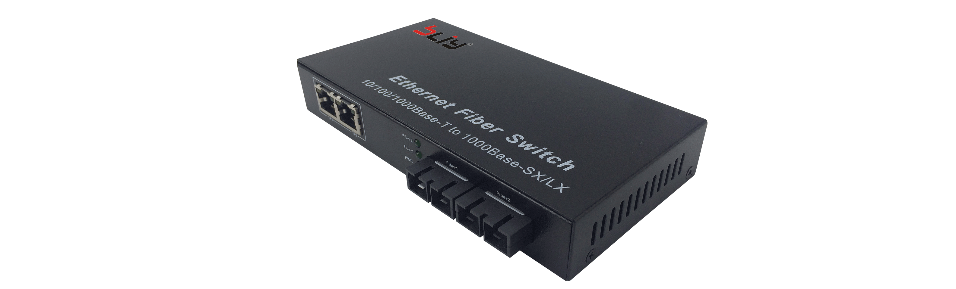 10/100/1000M 2 fiber ports and 2 Ethernet ports dual fiber Fiber Optic Switch