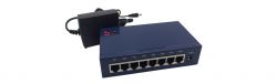 10/100/1000M 8 Ethernet ports Fiber Optic Switch