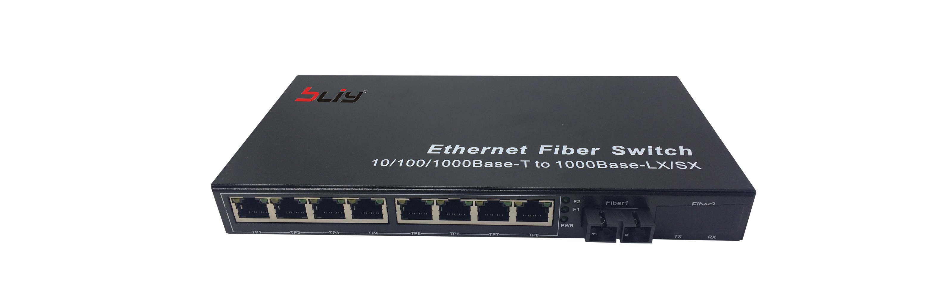 1 1.25G  fiber port 8 10/100M POE ports dual fiber POE switch