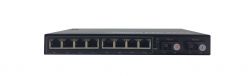 2 1.25G  fiber ports 8 10/100M POE ports single fiber POE switch