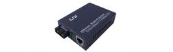 10/100/1000M 1 fiber port and 1 rj45 utp port dual fiber media converter