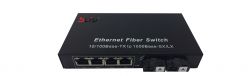 2 1.25G  fiber port 4 10/100M POE port sigle fiber POE switch