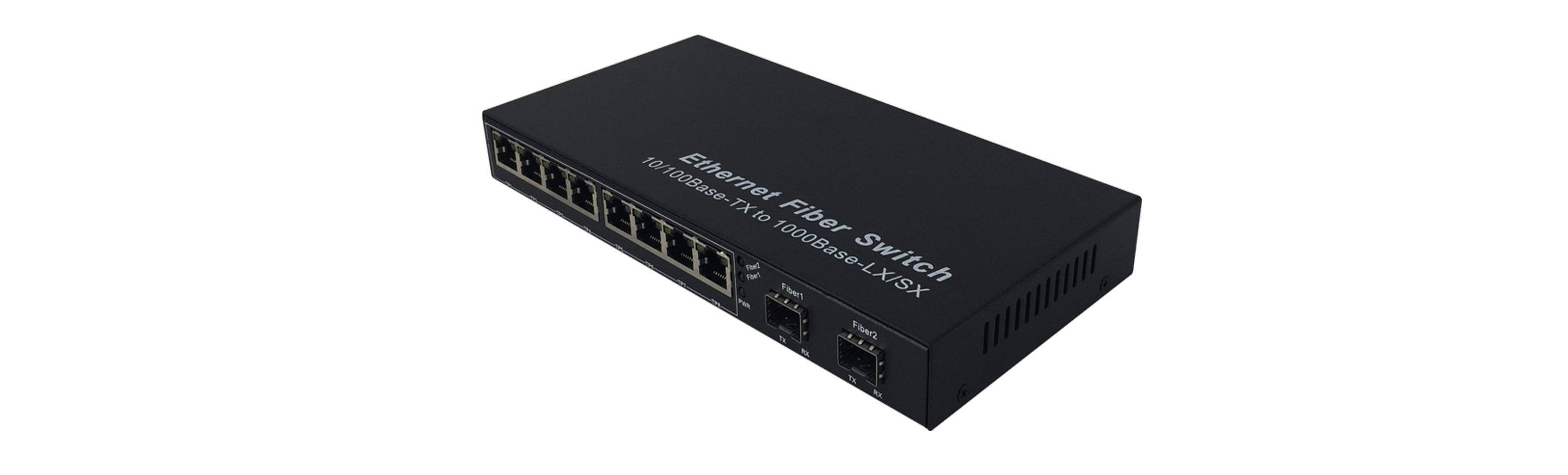 10/100/1000M 2 1.25G fiber port and 8 10/100M poe Ethernet ports sfp poe Fiber Optic Switch