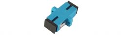 New Carrier-Class Fiber Optic Connector Adapter SC SM Flange Singlemode Simplex SC-SC Coupler Blue