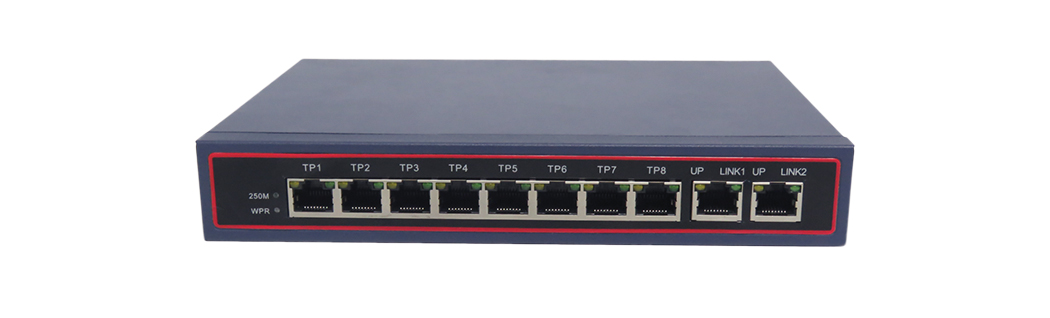 1000M 8+2 POE Switch with 2 uplink and 8 10/100/1000M POE