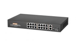 100M 16 POE port+2+1SFP switch desktop type