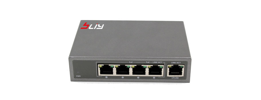 10/100M 5 ports high quality switch with POE power supply