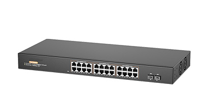 100M 24 POE port+2+1SFP switch desktop type