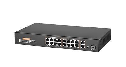 Gigabit 16 POE port+2+1SFP switch_