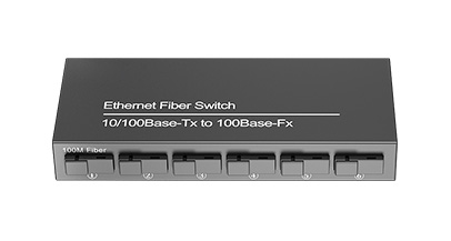 100 megabit 6 optical 2 electrical transceiver