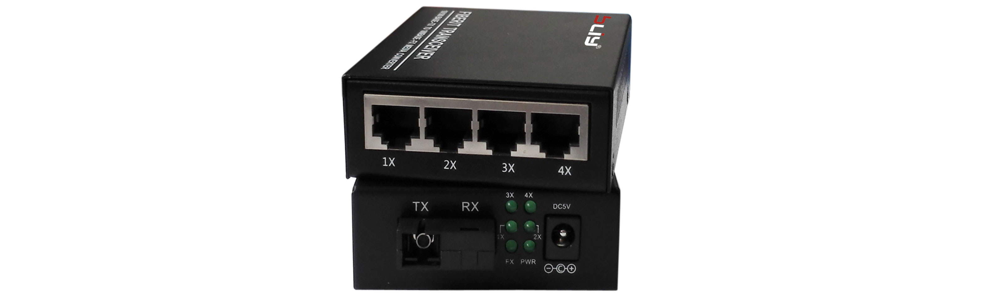 10/100M 1 fiber port and 4 Ethernet ports single fiber Fiber Optic Switch