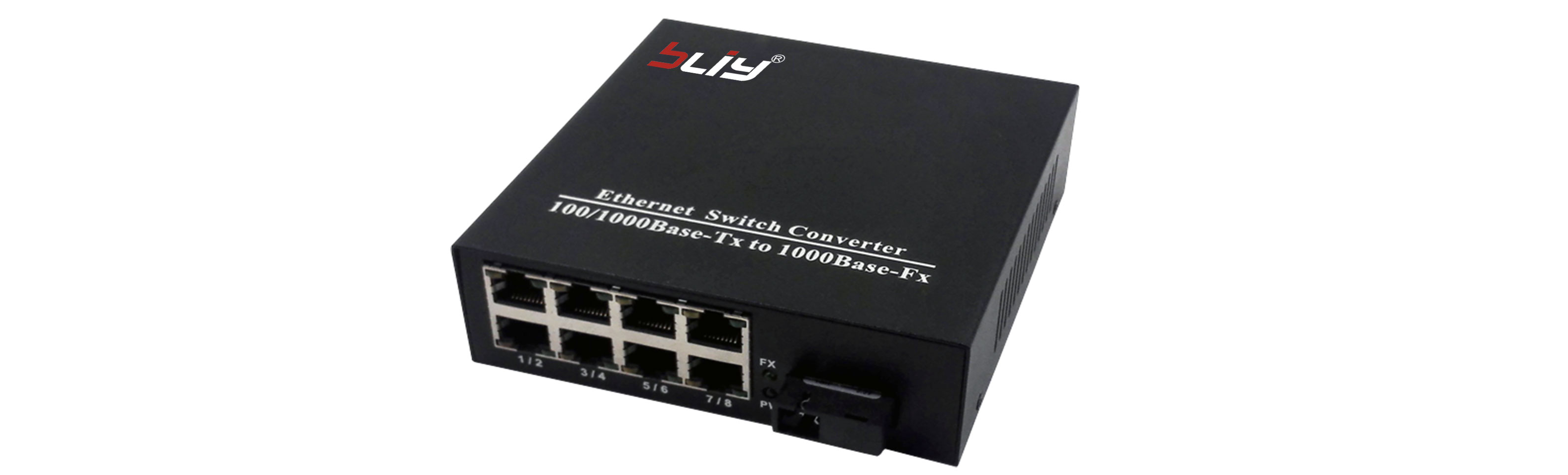 10/100/1000M 1 1.25G fiber ports and 8 10/100M Ethernet ports single fiber Fiber Optic Switch