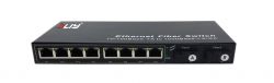 10/100/1000M 2 1.25G Ethernet ports and 8 10/100M fiber ports single Fiber Optic Switch