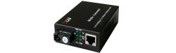 10/100/1000M 1 fiber port and 1 Ethernet port dual fiber media converter